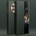 QIALINO Biznesowe Skórzane Etui do Huawei Mate 50 Pro zielone
