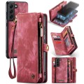 Pokrowiec Portfel CASEME do Samsung Galaxy S22 5G czerwone