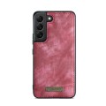 Pokrowiec Portfel CASEME do Samsung Galaxy S22 5G czerwone