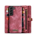 Pokrowiec Portfel CASEME do Samsung Galaxy S22 5G czerwone