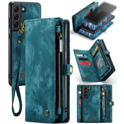 Pokrowiec Portfel CASEME do Samsung Galaxy S22+ 5G zielone
