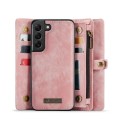 Etui Pokrowiec Portfel CASEME do Samsung Galaxy S22+ 5G różowe