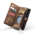 CASEME Etui Pokrowiec Portfel do Samsung Galaxy S22 Ultra 5G brązowy