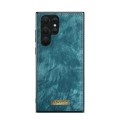 CASEME Etui Pokrowiec Portfel do Samsung Galaxy S22 Ultra 5G zielony