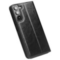 QIALINO Eleganckie Skórzane Etui do Samsung Galaxy S22+ 5G czarne