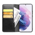 QIALINO Eleganckie Skórzane Etui do Samsung Galaxy S22+ 5G czarne