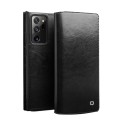 QIALINO Eleganckie Skórzane Etui do Samsung Galaxy Note 20 Ultra czarne