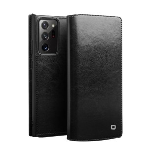 QIALINO Eleganckie Skórzane Etui do Samsung Galaxy Note 20 Ultra czarne