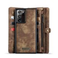 CASEME Etui Pokrowiec Portfel do Samsung Galaxy Note20 Ultra brązowy