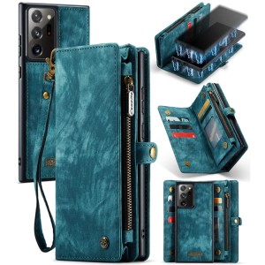 CASEME Etui Pokrowiec Portfel do Samsung Galaxy Note20 Ultra niebieski