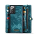CASEME Etui Pokrowiec Portfel do Samsung Galaxy Note 20 niebieskie