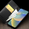 QIALINO Biznesowe Skórzane Etui do iPhone 14 Pro Max czarne