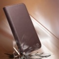 QIALINO Biznesowe Skórzane Etui do iPhone 14 Pro Max brązowe