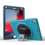 Pancerne Etui Obudowa z Uchwytem do iPad 9.7 / iPad Air 2 / iPad Pro 9.7 niebieskie