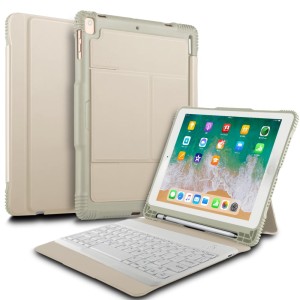 Etui Klawiatura Bezprzewodowa do iPad 9.7 2018/ iPad Air złota