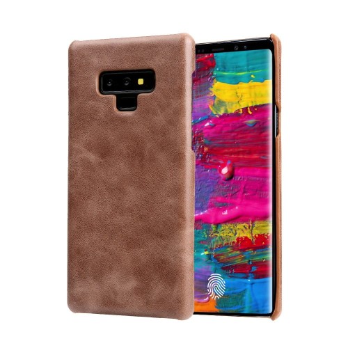 Skórzane etui ochronne typu plecki Galaxy Note 9 - beżowy