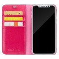 Etui QIALINO iPhone X różowe