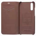 QIALINO Klasyczne Etui Pokrowiec Huawei P20 Pro brązowy
