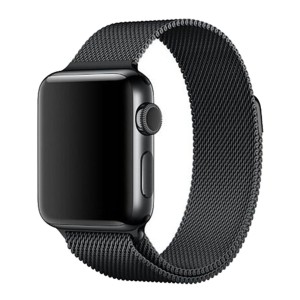 Bransoleta MILANESE Loop do Apple Watch 42/44mm czarna