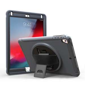 Pancerne Etui Obudowa z Uchwytem do iPad 9.7 / iPad Air 2 / iPad Pro 9.7 szare