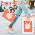 Pancerne Etui Obudowa z Uchwytem do iPad 9.7 / iPad Air 2 / iPad Pro 9.7 pomarańczowa