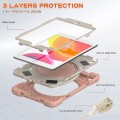 Shockproof Pancerne Etui z Paskiem i Uchwytem do iPad Mini 5/4 różowe pudrowe