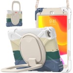 Shockproof Pancerne Etui z Paskiem i Uchwytem do iPad Mini 5/4 kolorowe