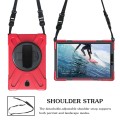 Shockproof Pancerne Etui z Uchwytem do Samsung Galaxy Tab S4 10.5 czerwone