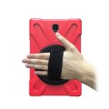 Shockproof Pancerne Etui z Uchwytem do Samsung Galaxy Tab S4 10.5 czerwone