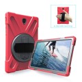 Shockproof Pancerne Etui z Uchwytem do Samsung Galaxy Tab S4 10.5 czerwone