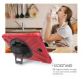 Shockproof Pancerne Etui z Uchwytem do Samsung Galaxy Tab S4 10.5 czerwone