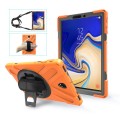 Shockproof Pancerne Etui z Uchwytem do Samsung Galaxy Tab S4 10.5 orange