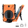 Shockproof Pancerne Etui z Uchwytem do Samsung Galaxy Tab S4 10.5 orange