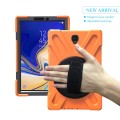 Shockproof Pancerne Etui z Uchwytem do Samsung Galaxy Tab S4 10.5 orange