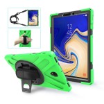 Shockproof Pancerne Etui z Uchwytem do Samsung Galaxy Tab S4 10.5 zielone