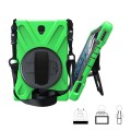 Shockproof Pancerne Etui z Uchwytem do Samsung Galaxy Tab S4 10.5 zielone
