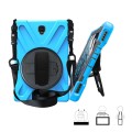 Shockproof Pancerne Etui z Uchwytem do Samsung Galaxy Tab S4 10.5 niebieskie