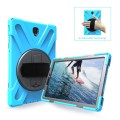 Shockproof Pancerne Etui z Uchwytem do Samsung Galaxy Tab S4 10.5 niebieskie