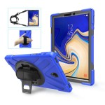 Shockproof Pancerne Etui z Uchwytem do Samsung Galaxy Tab S4 10.5 granatowe