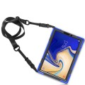 Shockproof Pancerne Etui z Uchwytem do Samsung Galaxy Tab S4 10.5 granatowe