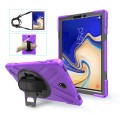 Shockproof Pancerne Etui z Uchwytem do Samsung Galaxy Tab S4 10.5 fioletowe