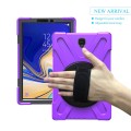 Shockproof Pancerne Etui z Uchwytem do Samsung Galaxy Tab S4 10.5 fioletowe