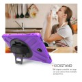 Shockproof Pancerne Etui z Uchwytem do Samsung Galaxy Tab S4 10.5 fioletowe