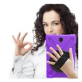 Shockproof Pancerne Etui z Uchwytem do Samsung Galaxy Tab S4 10.5 fioletowe