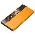 Skórzane Etui Smart Cover QIALINO Huawei Mate 40 Pro żółty