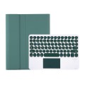 Zielone Etui Bezprzewodowa Klawiatura Touchpad do iPad 9.7 / iPad Air 2 / iPad Pro 9.7