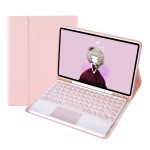 Różowe Etui Bezprzewodowa Klawiatura Touchpad do iPad 9.7 / iPad Air 2 / iPad Pro 9.7
