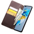 Skórzane Etui Pokrowiec QIALINO Huawei Mate 40 brązowy