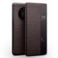 Skórzane Etui Smart Cover QIALINO Huawei Mate 40 brązowy