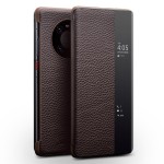 Skórzane Etui Smart Cover QIALINO Huawei Mate 40 brązowy